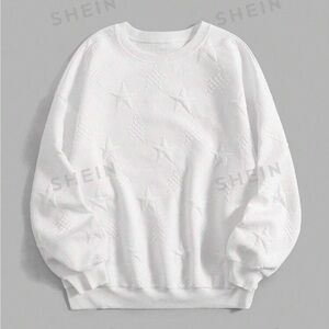 White star crewneck sweater